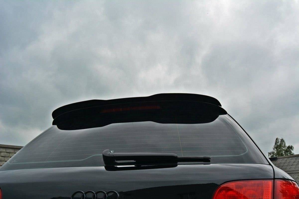 Maxton Spoiler CAP passend für S4 / A4 S-Line B7 Avant schwarz Hochglanz