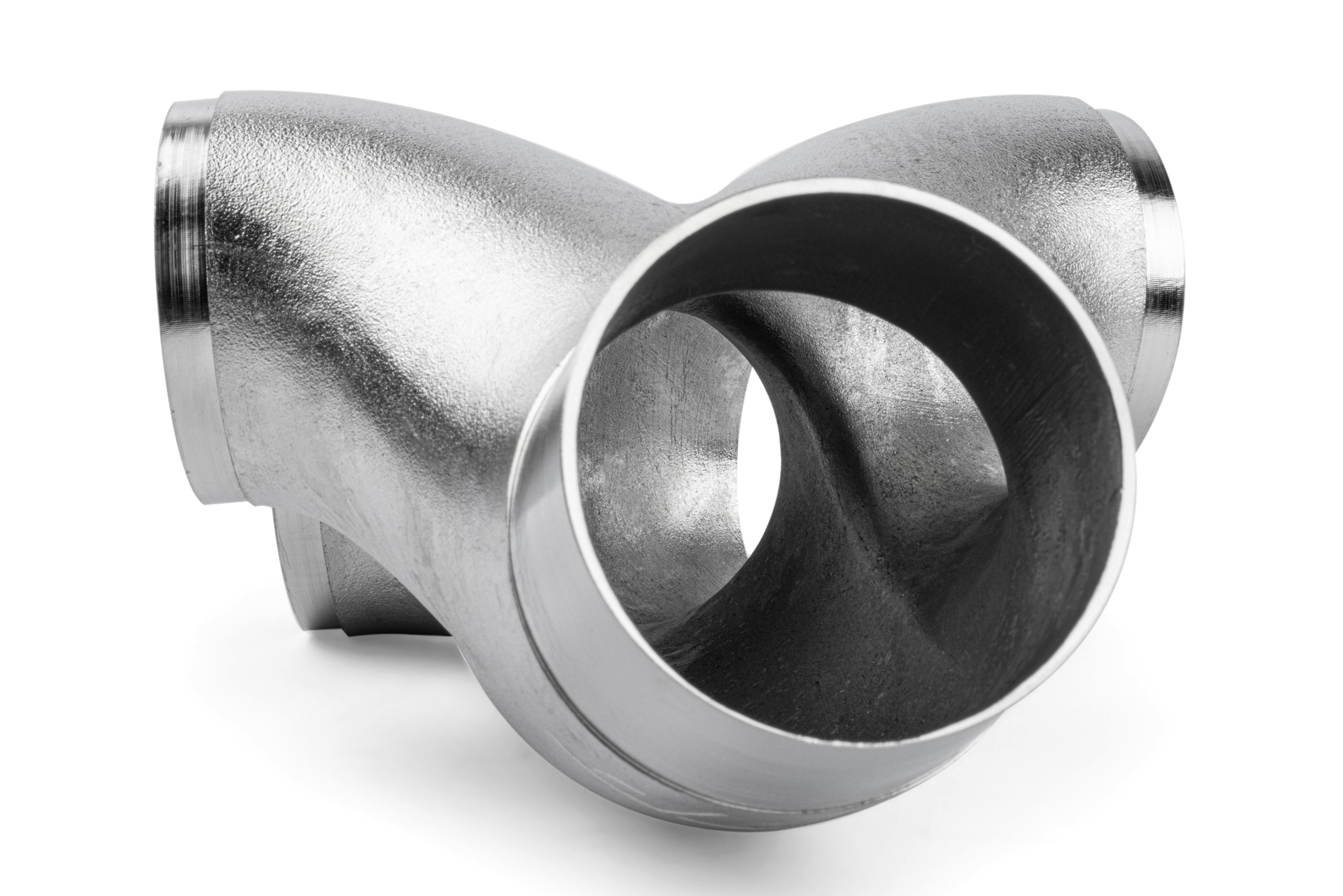 APR Cast Stainless Steel Double Y Splitter  76mm (3") zu Quad 63.5mm (2.5")