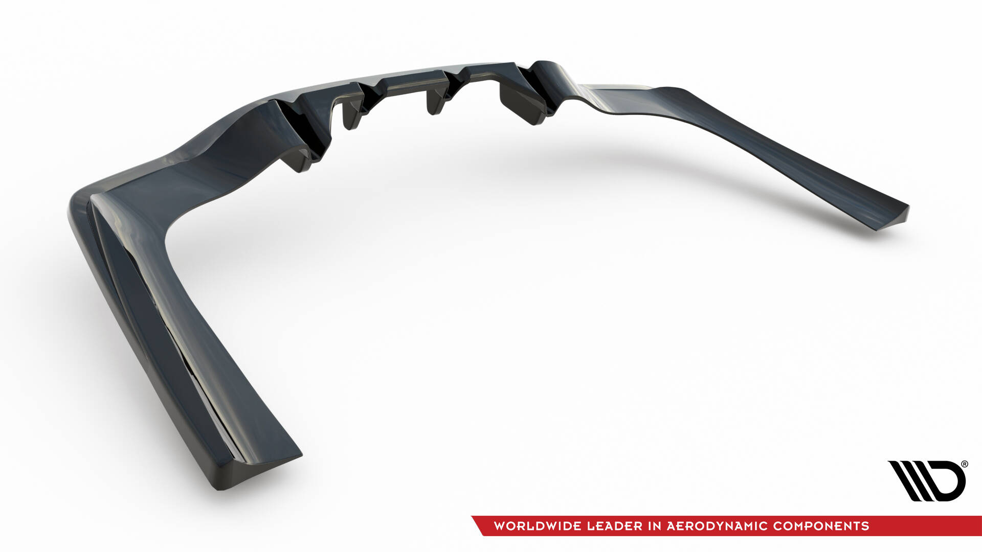 Maxton Mittlerer Cup Diffusor DTM Look Heck Ansatz für Mercedes-AMG CLA 35  / 45  Coupe / Shooting Brake C118 Facelift / X118 Facelift schwarz Hochglanz