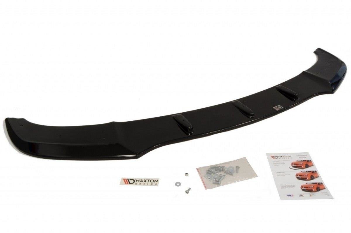 Maxton Front Ansatz V.1 für BMW 5er F10/F11 M Paket schwarz Hochglanz