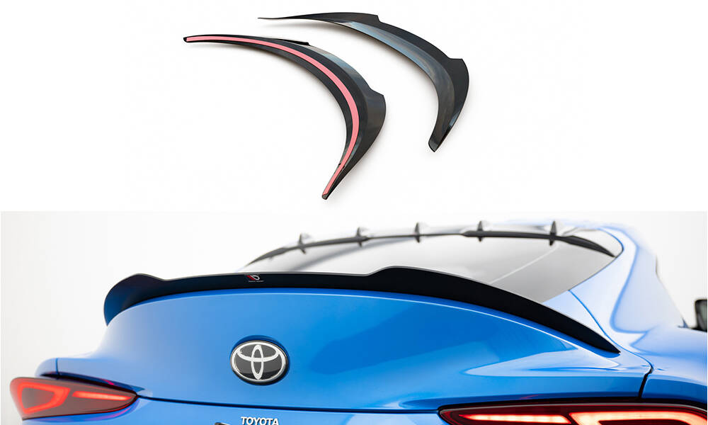 Maxton Spoiler CAP für Toyota Supra Mk5 schwarz Hochglanz
