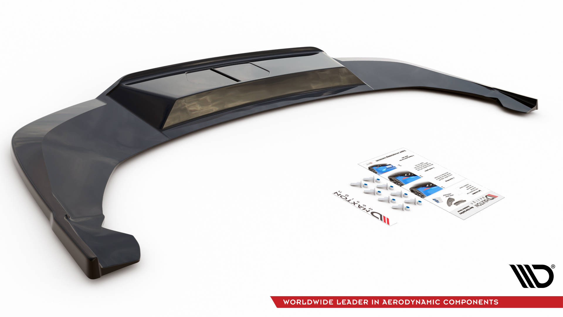 Maxton Mittlerer Cup Diffusor DTM Look Heck Ansatz für Skoda Enyaq iV schwarz Hochglanz