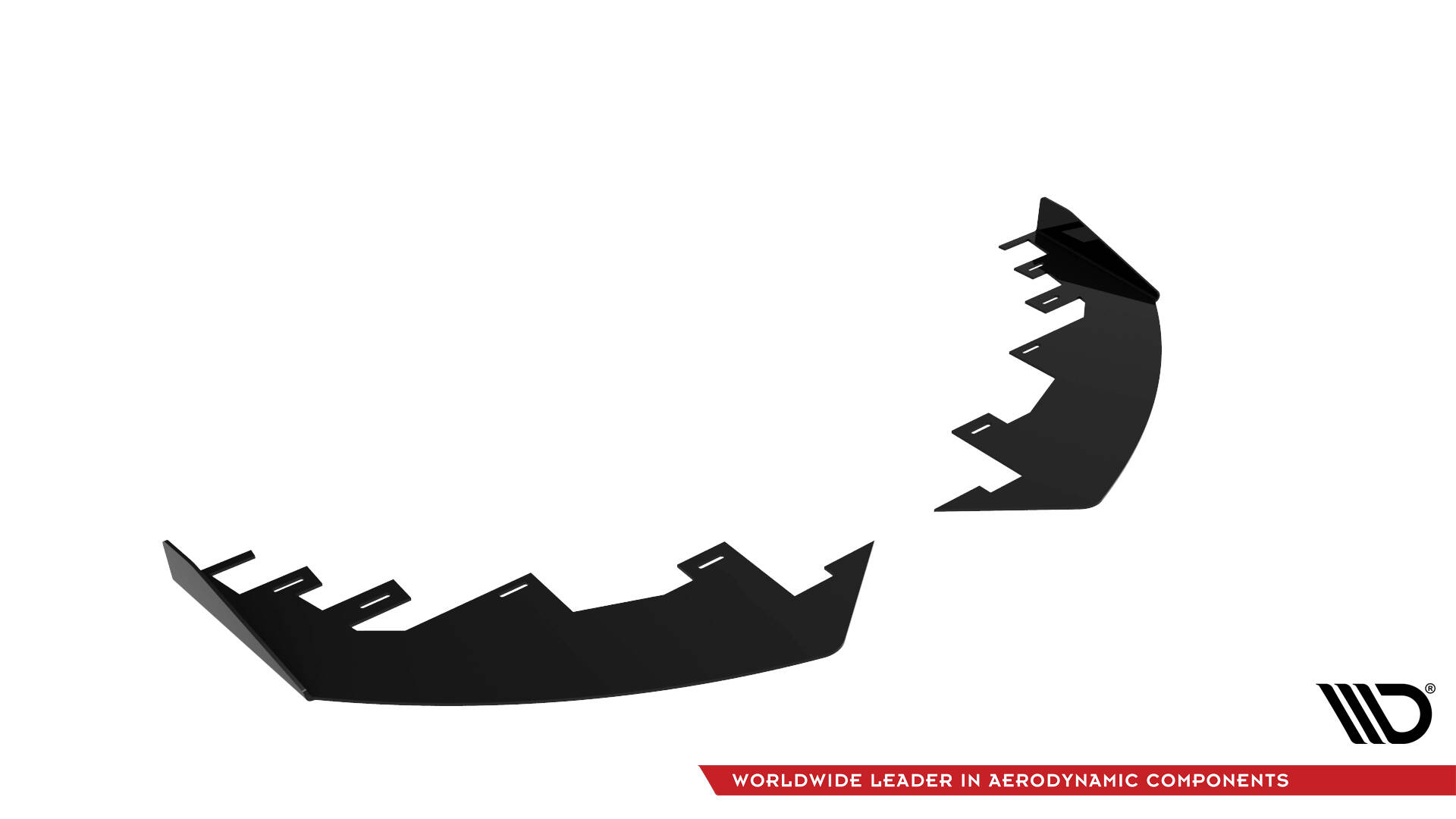 Maxton Front Stoßstange Flaps für Flaps Cupra Formentor Mk1 Facelift schwarz Hochglanz