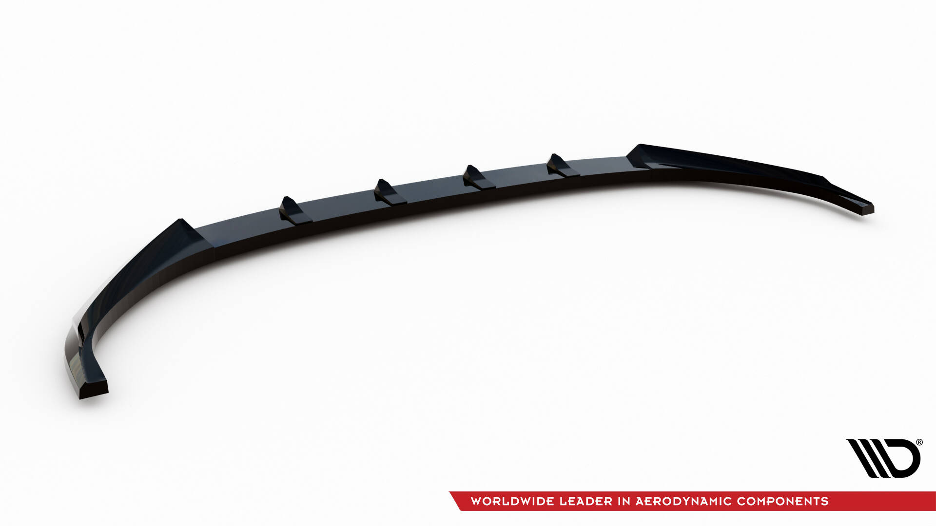 Maxton Front Ansatz für Skoda Enyaq Coupe iV RS  schwarz Hochglanz