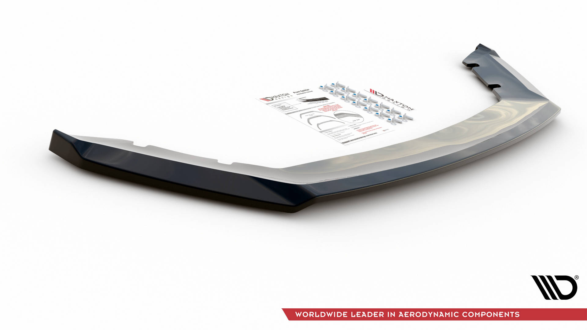 Maxton Front Ansatz V.2 für Seat Leon Mk3 schwarz Hochglanz