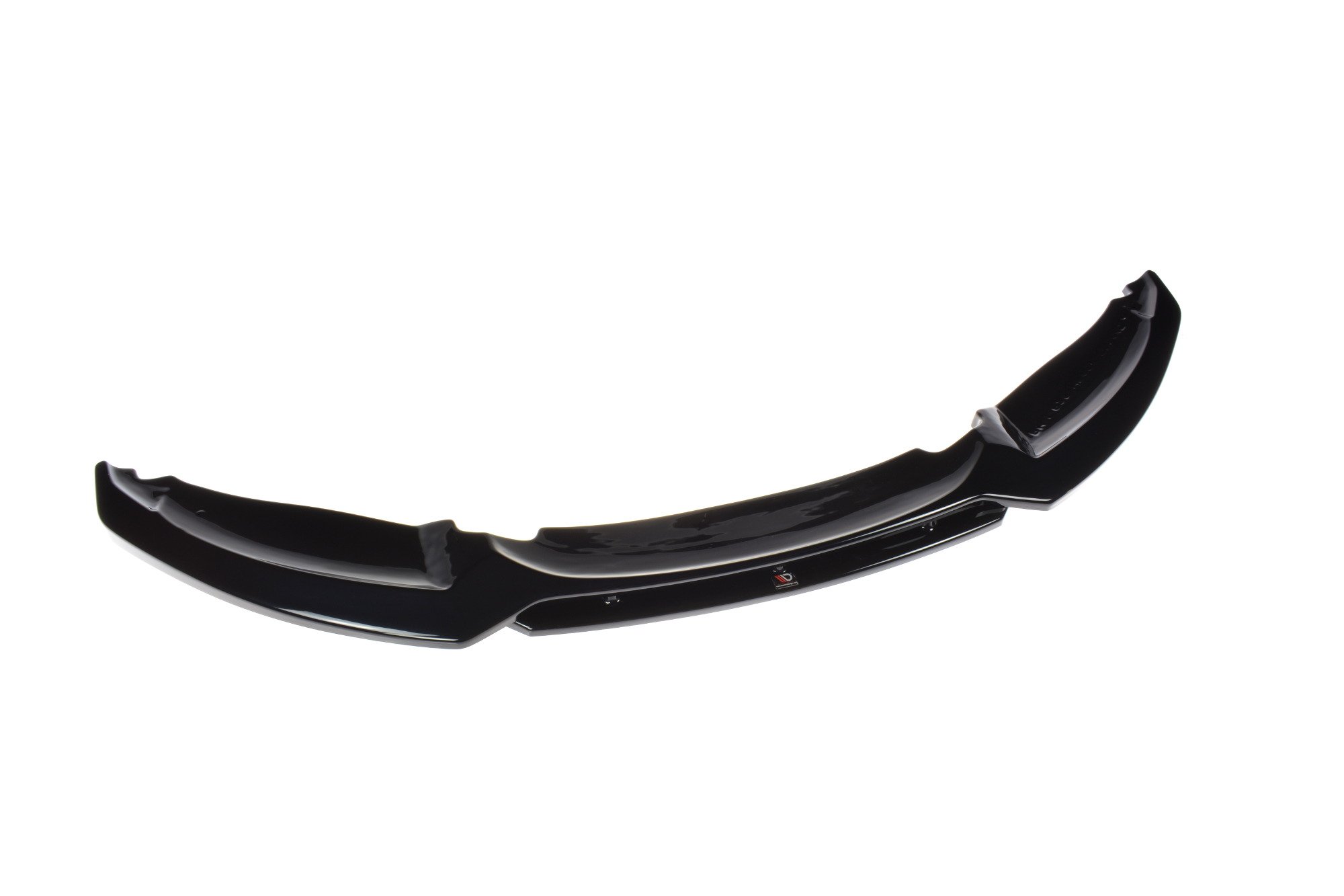 Maxton Front Ansatz V.1 passend für 1er M-Paket E82 Facelift schwarz Hochglanz