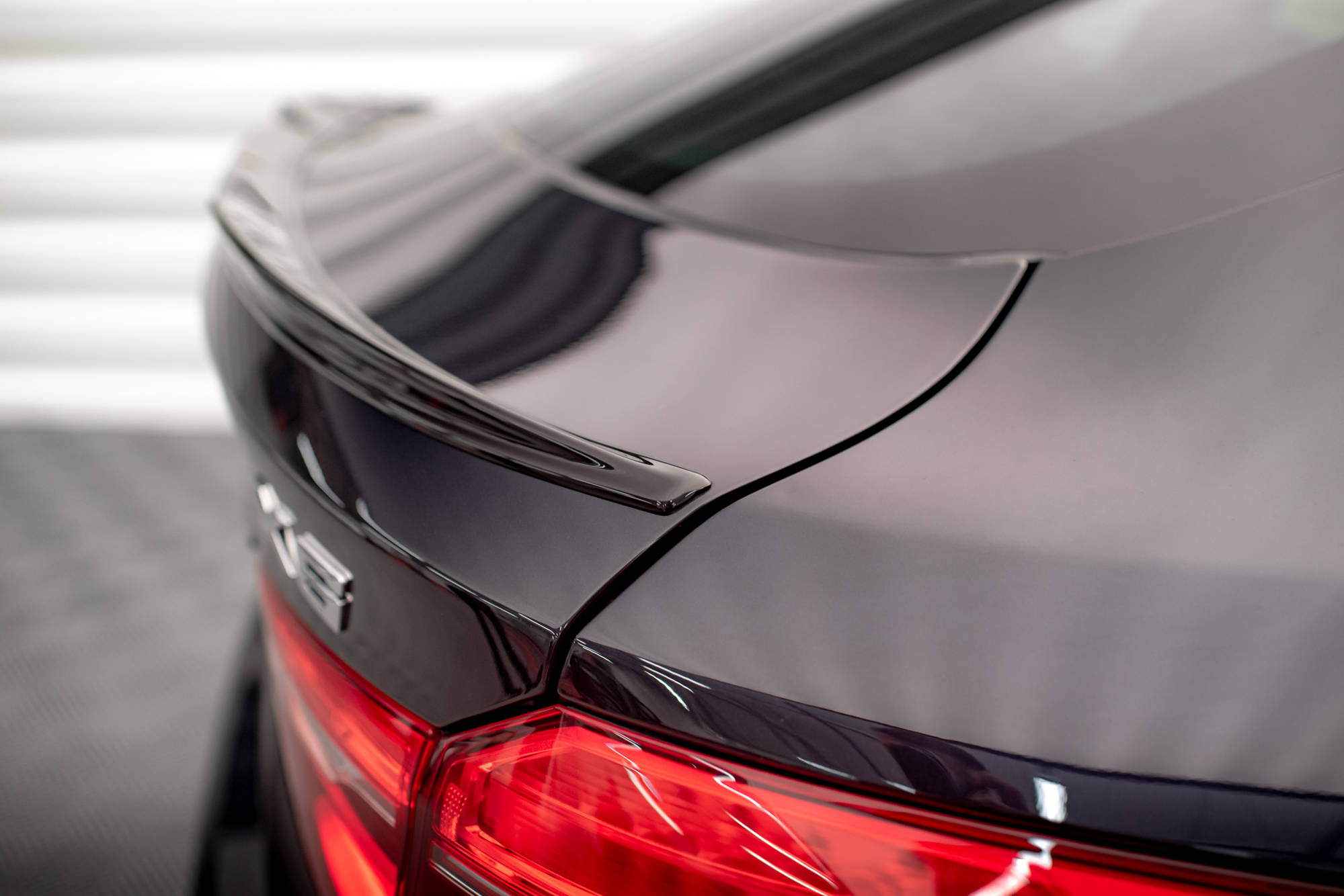 Maxton Spoiler CAP 3D für V.1 BMW X6 F16 M-Paket / X6 M F86 schwarz Hochglanz