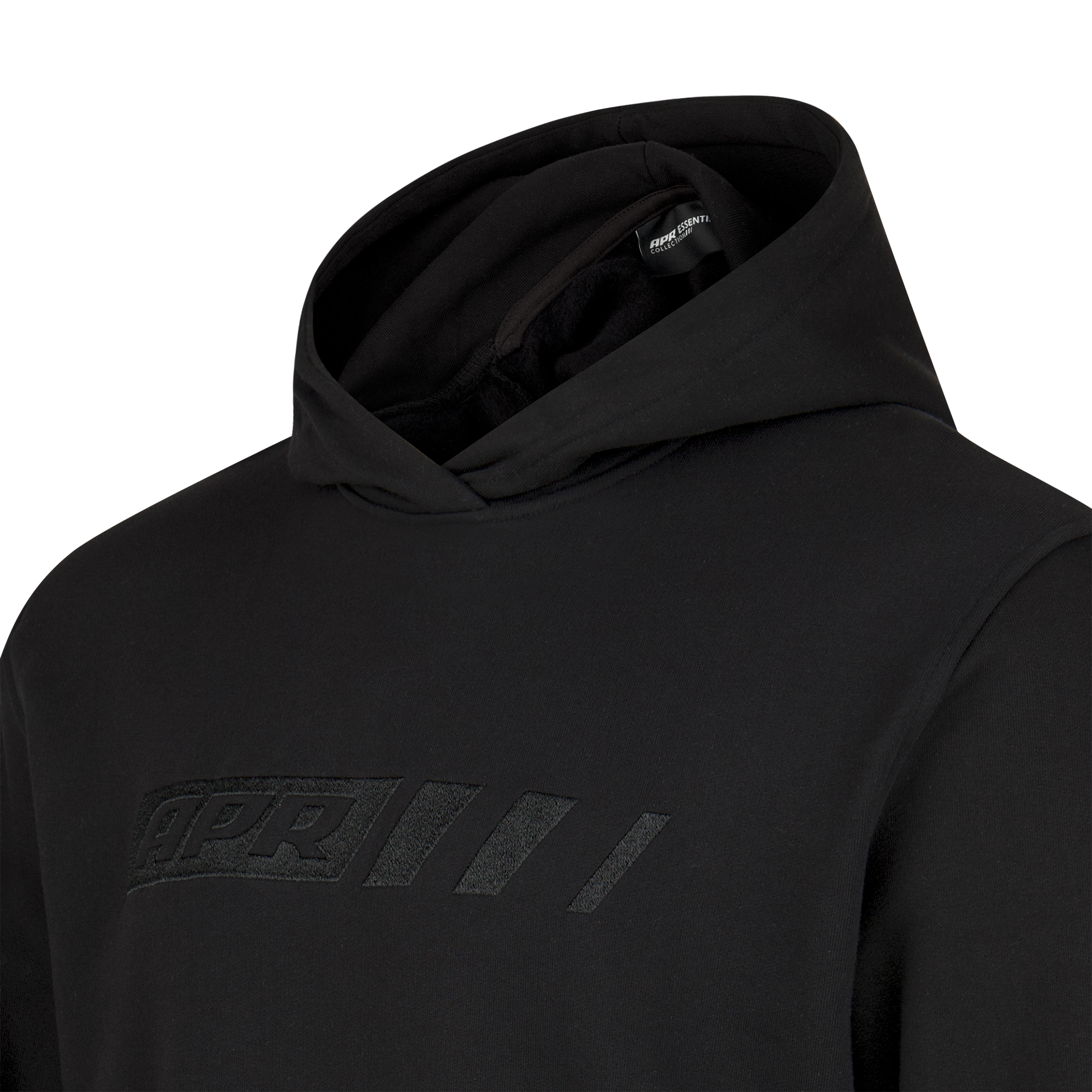 Premium APR Essentials Hoodie Stick schwarz