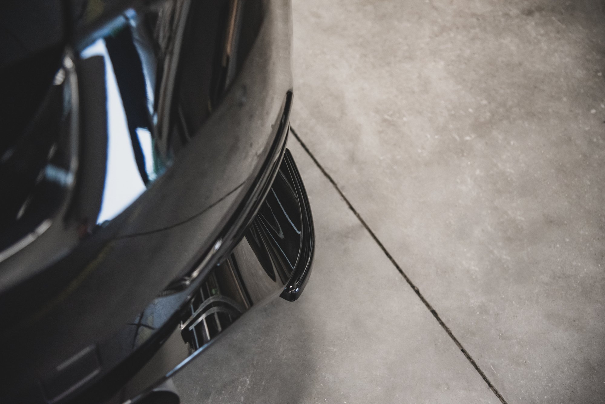 Maxton Heck Ansatz Flaps Diffusor passend für Golf 7 GTI TCR schwarz Hochglanz