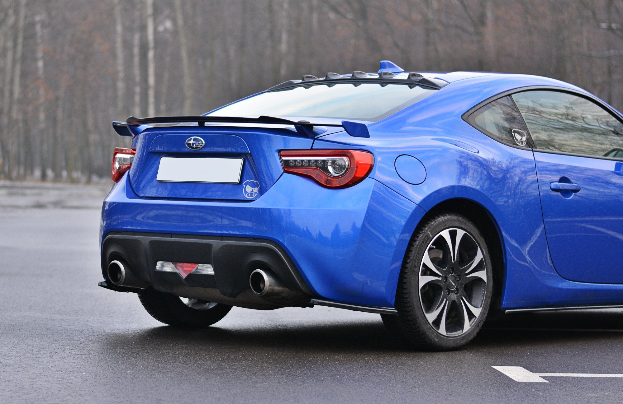 Maxton Spoiler CAP V.2 für SUBARU BRZ/ TOYOTA GT86 FACELIFT   Carbon Look