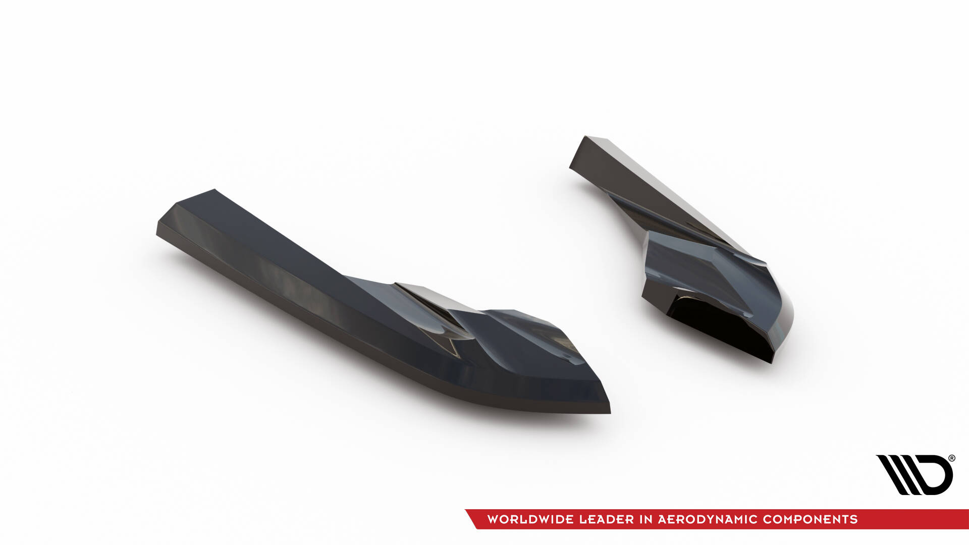 Maxton Heck Ansatz Flaps Diffusor für Porsche Taycan Cross Turismo 4S schwarz Hochglanz