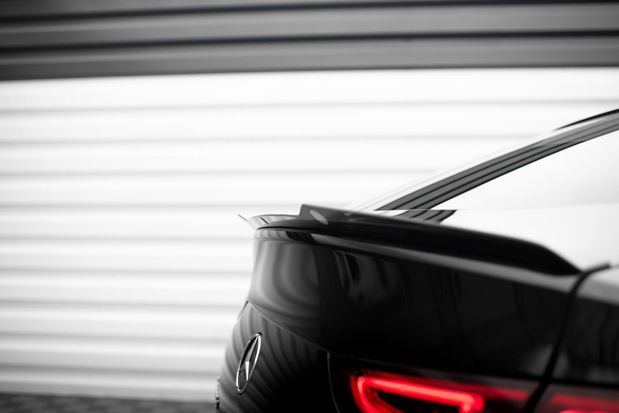 Maxton Spoiler CAP für Mercedes-Benz GLE Coupe AMG-Line C167 / C167 Facelift schwarz Hochglanz
