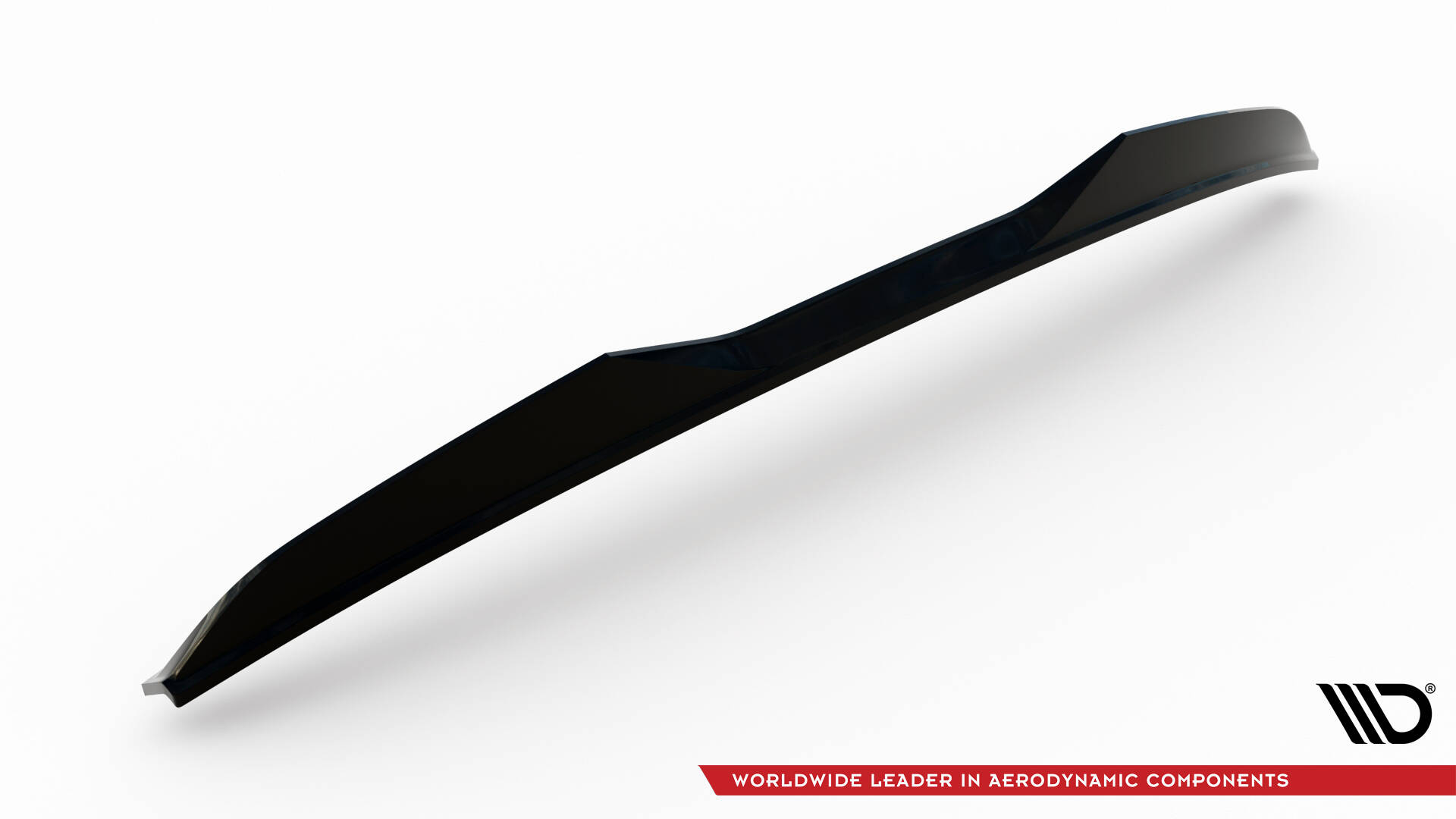 Maxton Spoiler CAP 3D passend für S5 Coupe / A5 S-Line Coupe F5 Facelift schwarz Hochglanz