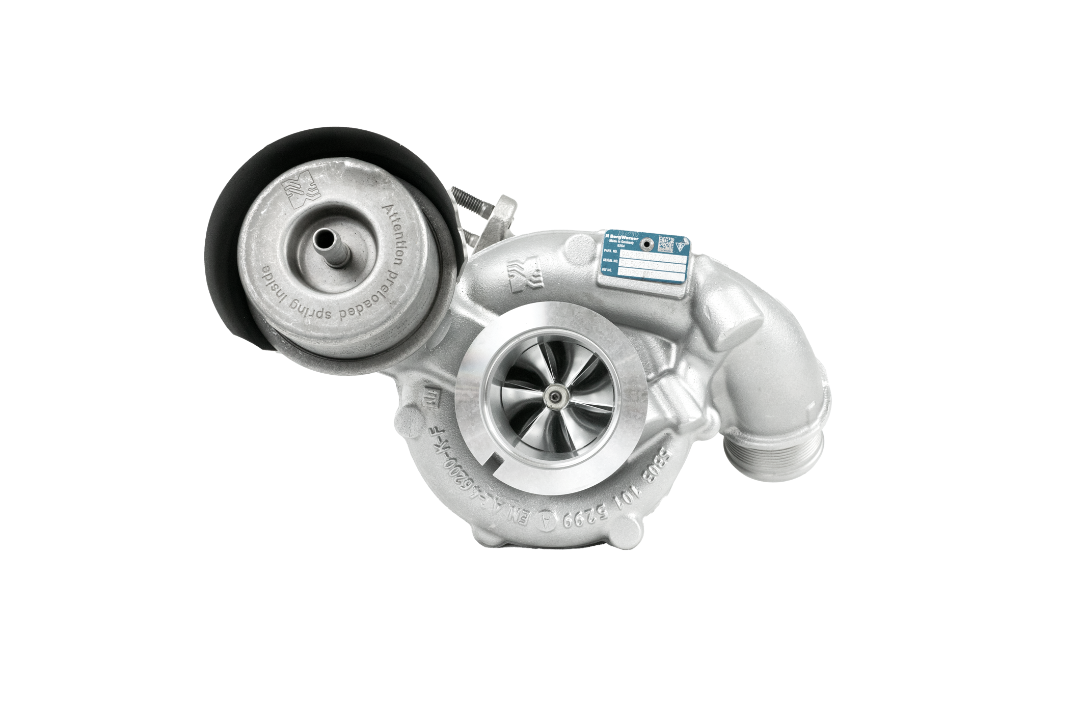 TiAL Turbolader M660 links Porsche Carrera 991.2 Plattform 