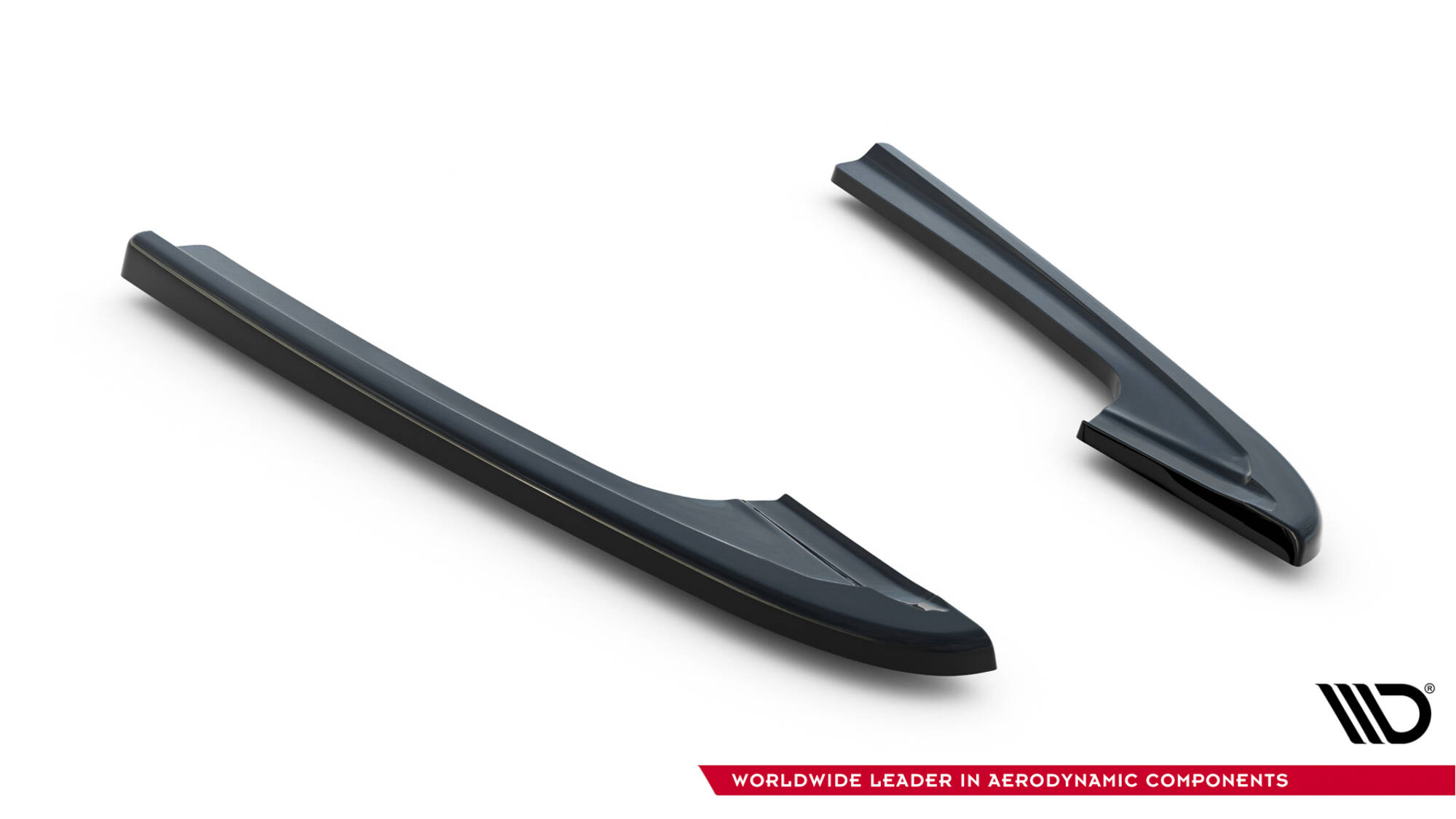 Maxton Heck Ansatz Flaps Diffusor V.2 für Audi RS6 C7 / C7 Facelift schwarz Hochglanz