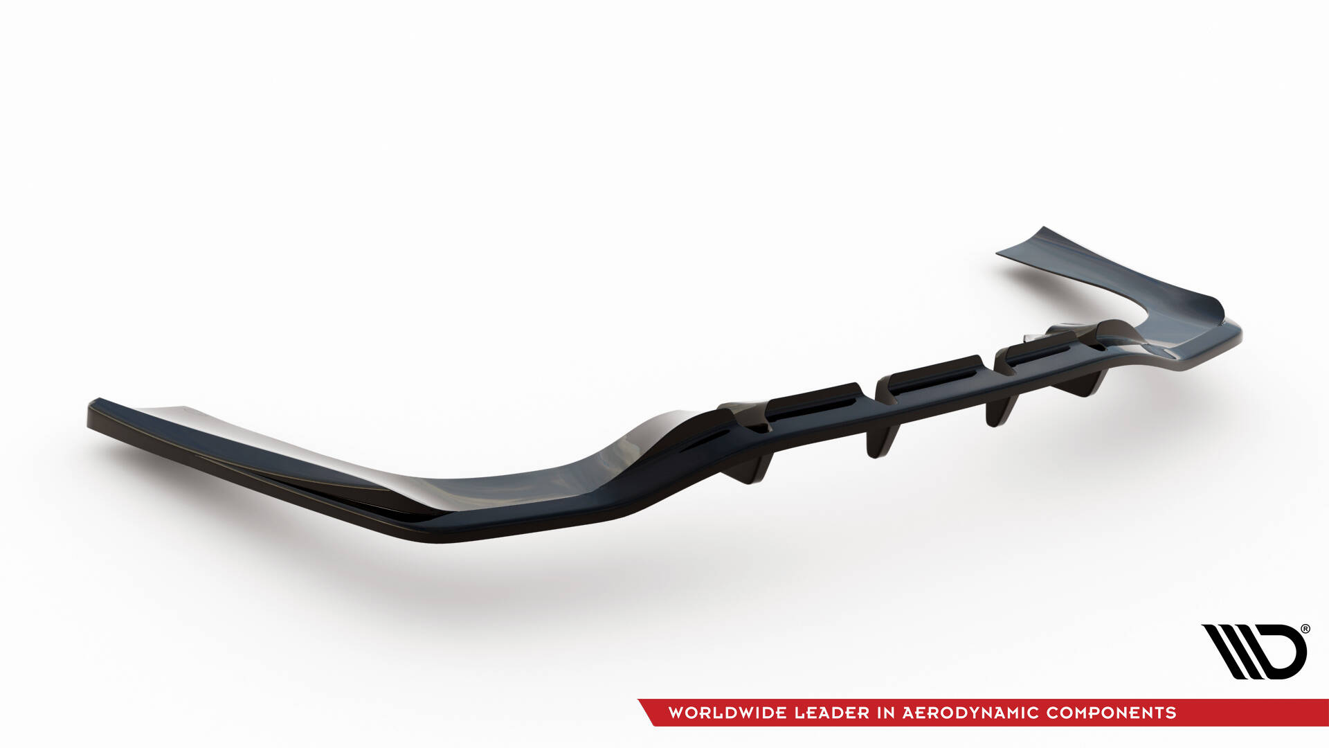 Maxton Mittlerer Cup Diffusor DTM Look Heck Ansatz für Mercedes-AMG CLA 35  / 45  Coupe / Shooting Brake C118 Facelift / X118 Facelift schwarz Hochglanz