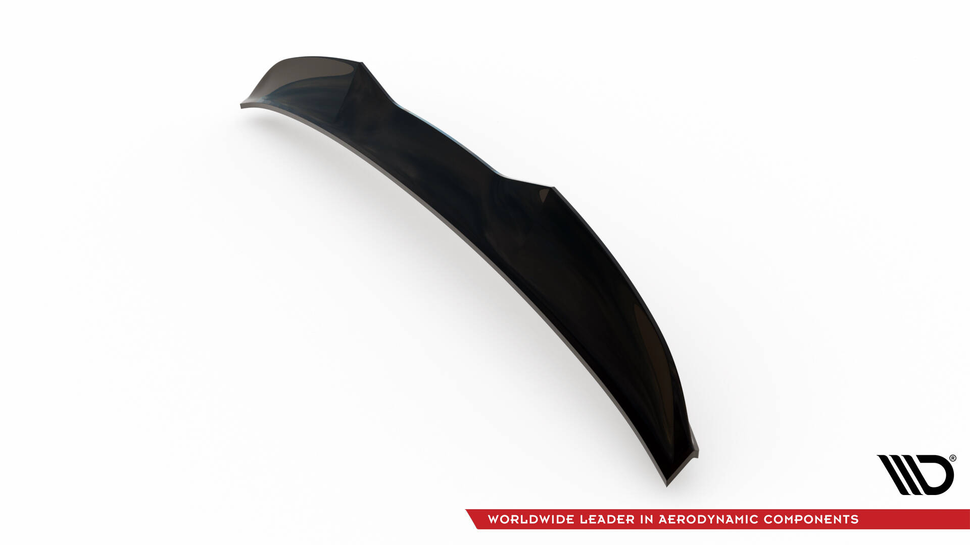 Maxton Spoiler CAP 3D passend für S5 Coupe / A5 S-Line Coupe F5 Facelift schwarz Hochglanz