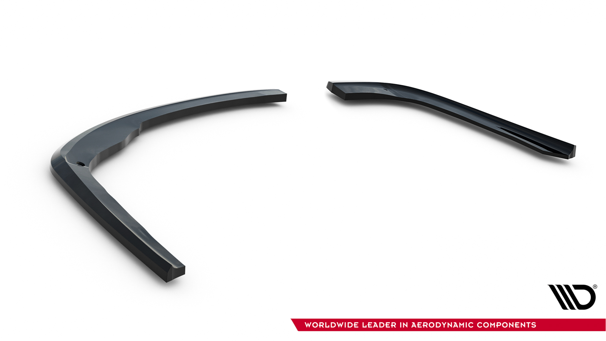 Maxton Heck Ansatz Flaps Diffusor V.2 für BMW 3er GT M-Paket F34 schwarz Hochglanz
