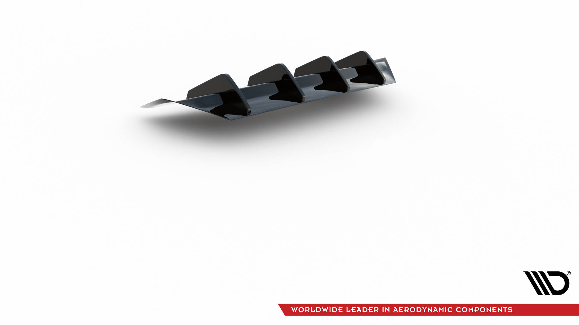 Maxton Diffusor Heck Ansatz für Audi A4 B9 Facelift schwarz Hochglanz