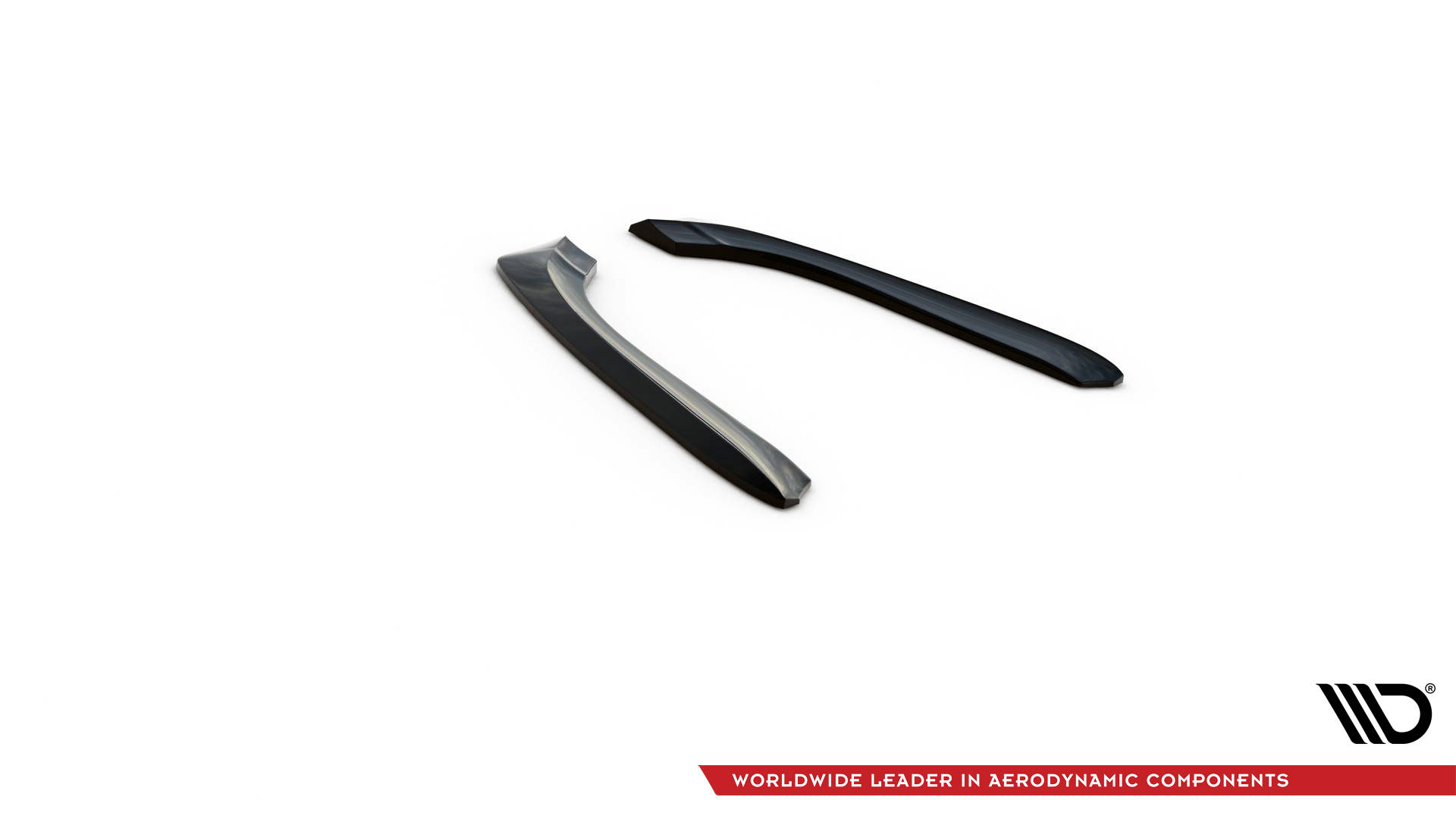 Maxton Heck Ansatz Flaps Diffusor für AUDI A4 B7 schwarz Hochglanz