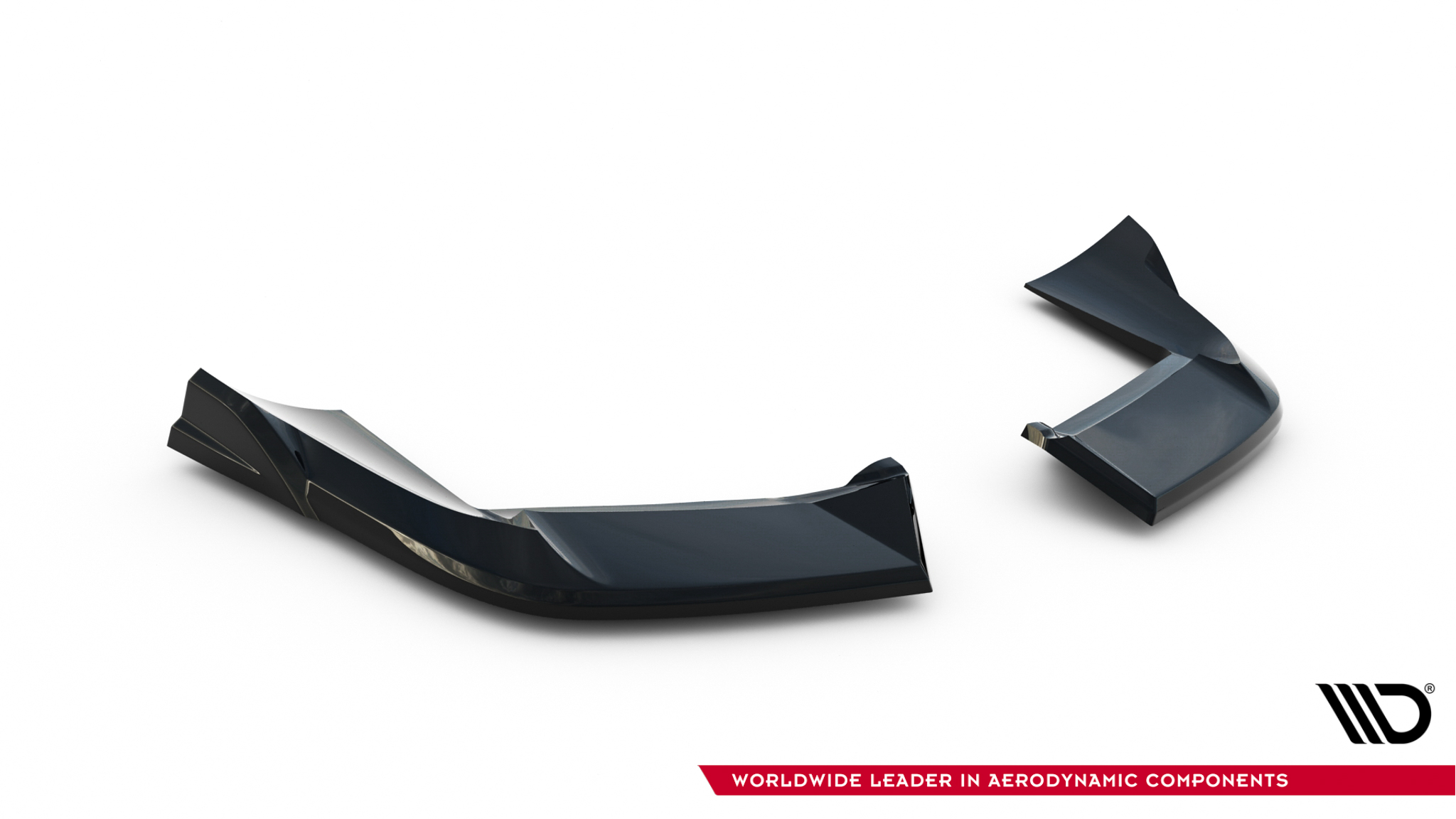 Maxton Heck Ansatz Flaps Diffusor für Porsche Cayenne Sport Design Mk3 schwarz Hochglanz