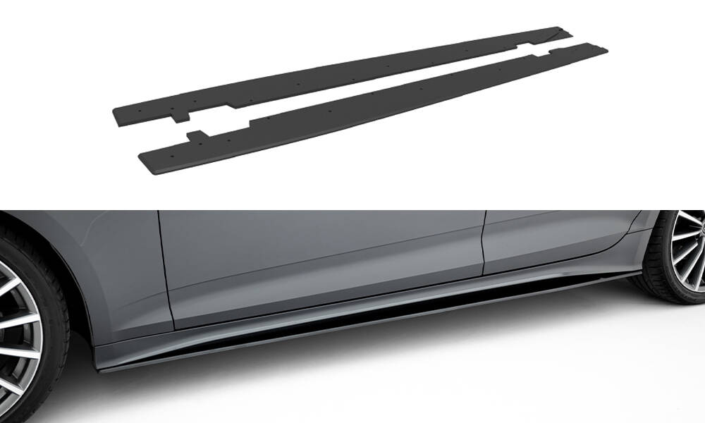 Maxton Street Pro Seitenschweller Ansatz für Audi A5 Sportback F5 Facelift