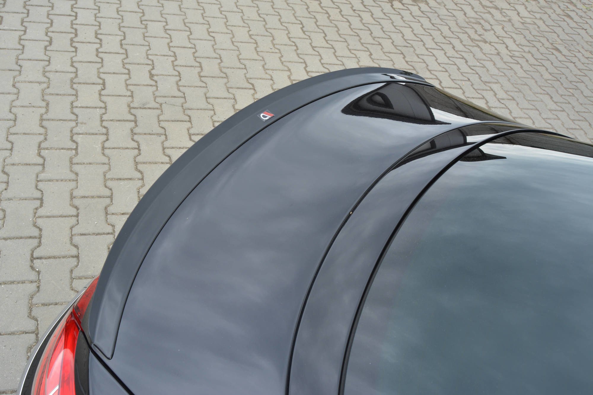 Maxton Spoiler CAP für VW Passat CC R36 RLINE schwarz Hochglanz