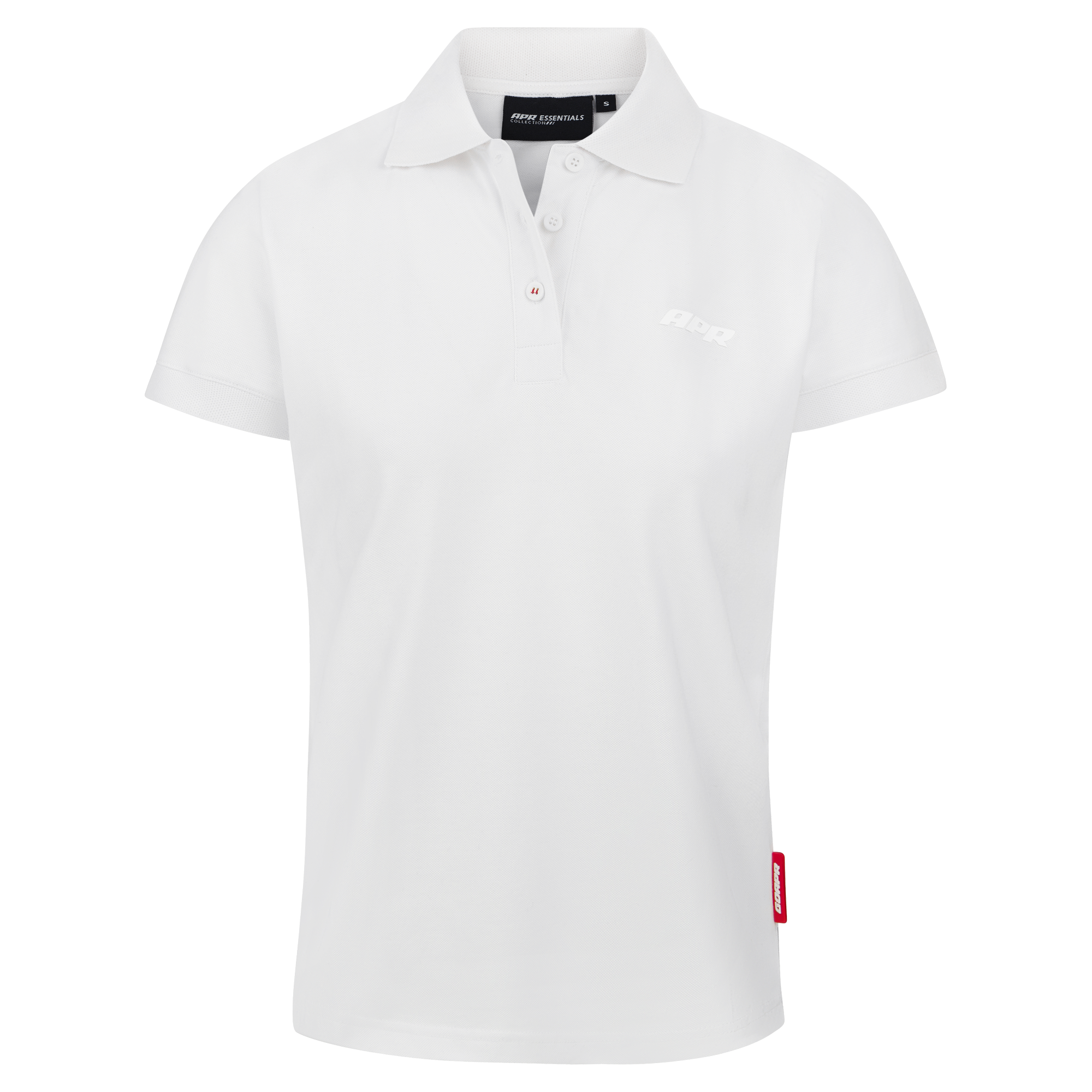 Premium APR Essentials Polo-Shirt Damen weiß