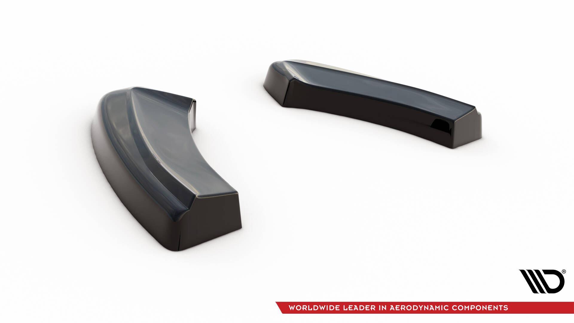 Maxton Heck Ansatz Flaps Diffusor für VW GOLF 7 GTI FACELIFT schwarz Hochglanz