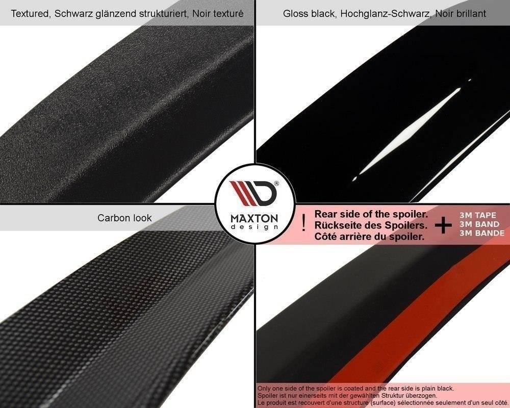 Maxton Spoiler CAP für Mercedes-Benz CLS AMG Line / 63 AMG C218 schwarz Hochglanz