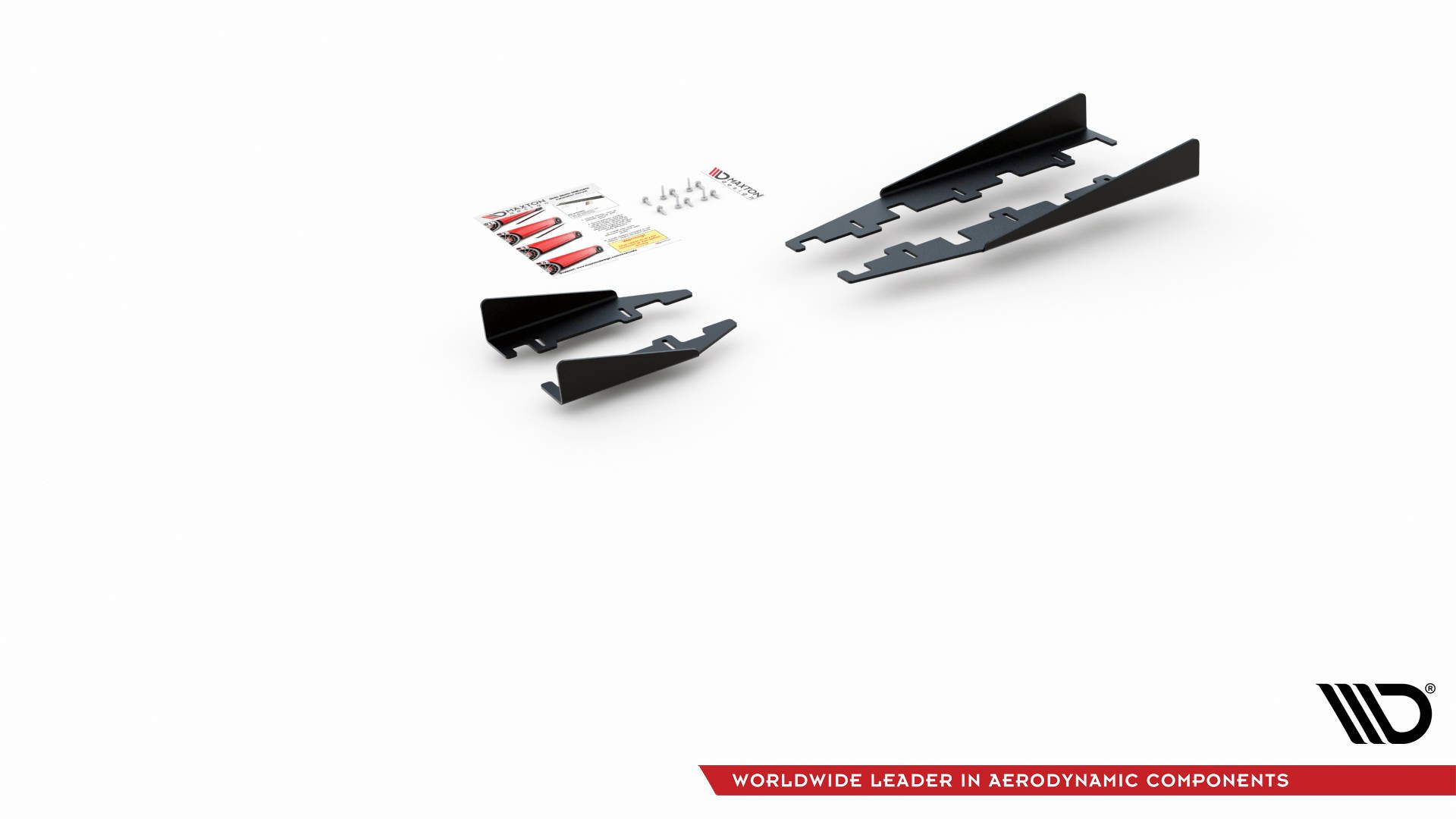 Maxton Seitenschweller Flaps für Toyota GR Yaris Mk4 schwarz Hochglanz