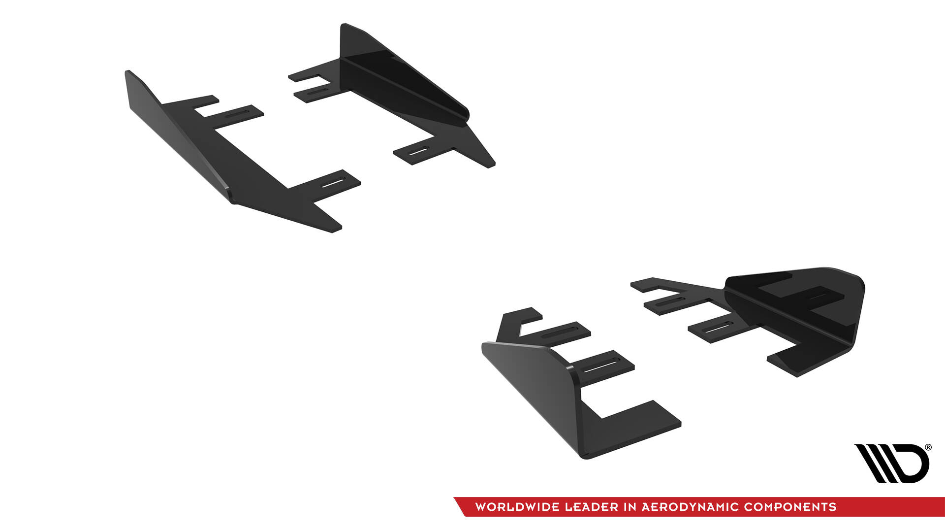 Maxton Side Flaps BMW 4er Coupe / Gran Coupe / Cabrio M-Paket F32 / F36 / F33  schwarz Hochglanz