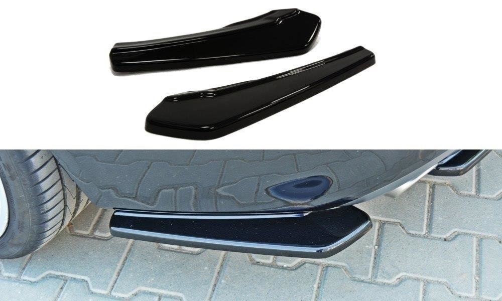 Maxton Heck Ansatz Flaps Diffusor für AUDI A5 S-LINE schwarz Hochglanz