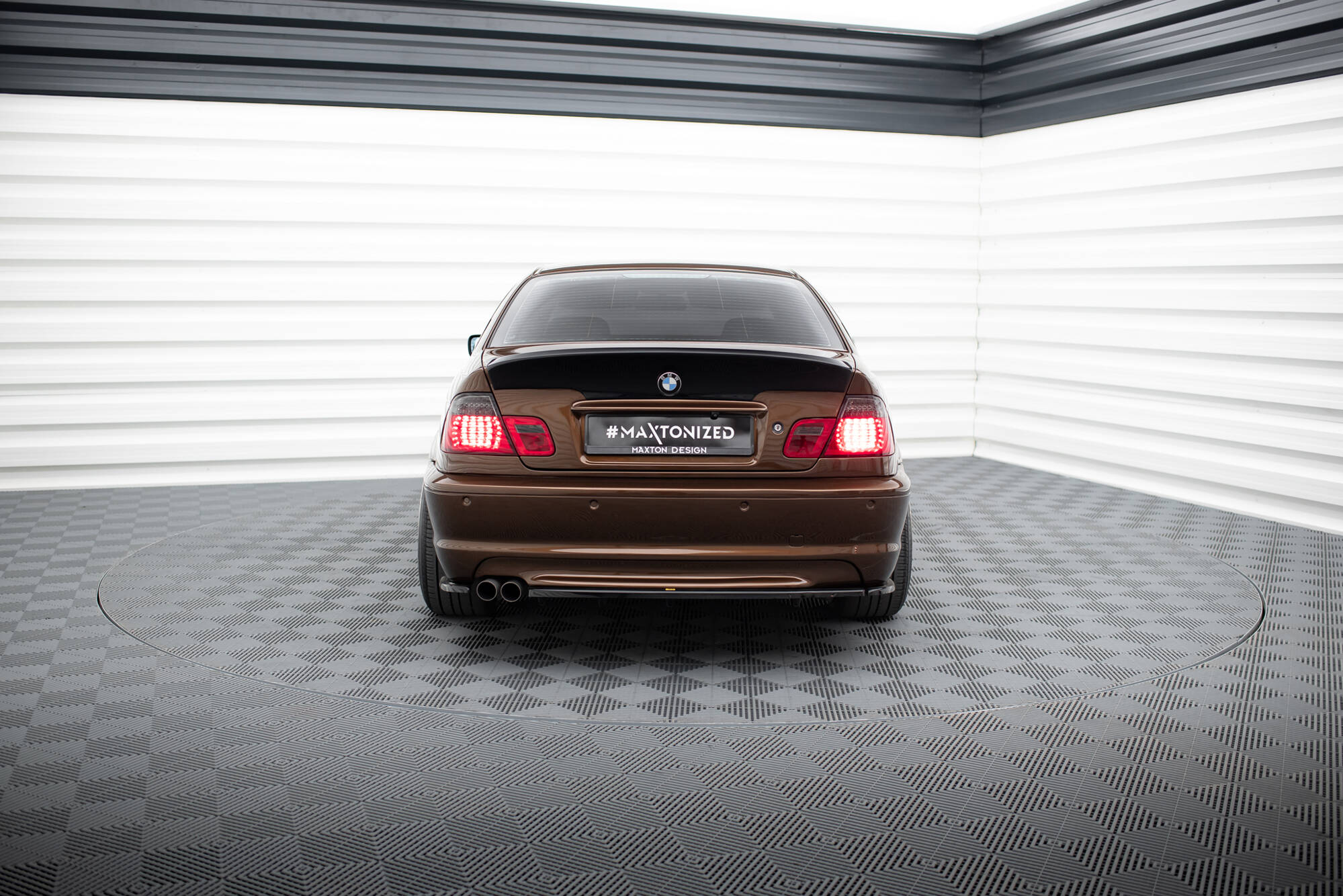 Maxton Heckspoiler / KOFFERRAUMDECKEL Erweiterung BMW 3er E46 COUPE  < M3 CSL LOOK > (ZUM MALEN)