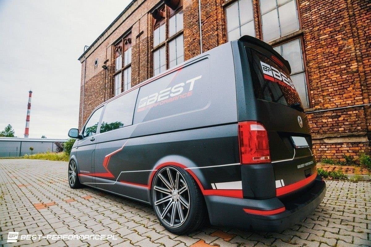 Maxton Spoiler CAP passend für T6 schwarz Hochglanz