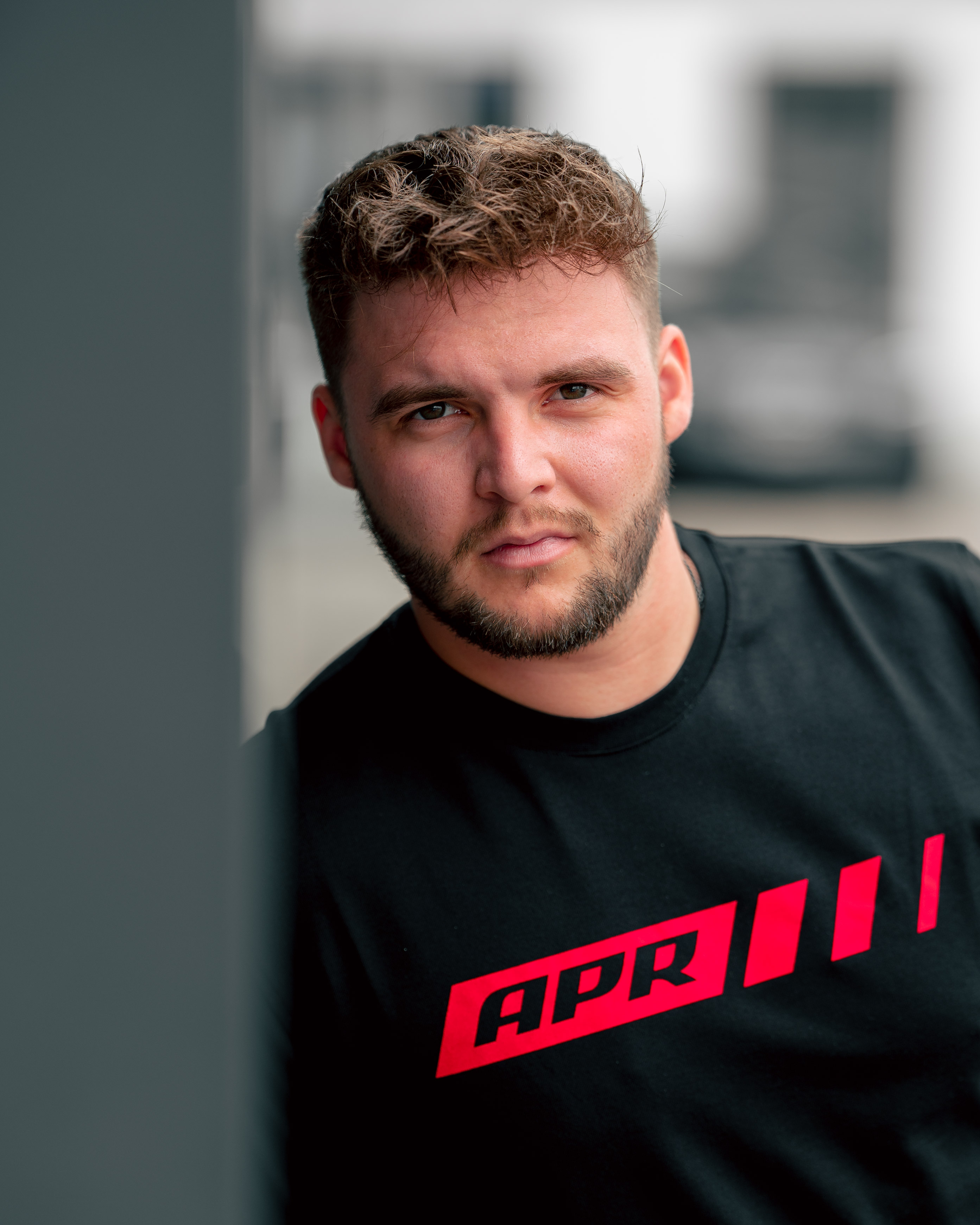 Premium APR Essentials T-Shirt Flock schwarz