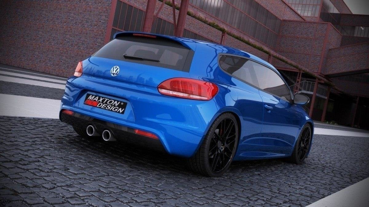 Maxton Heckschürze für VW Scirocco III R mit 2 auspuff