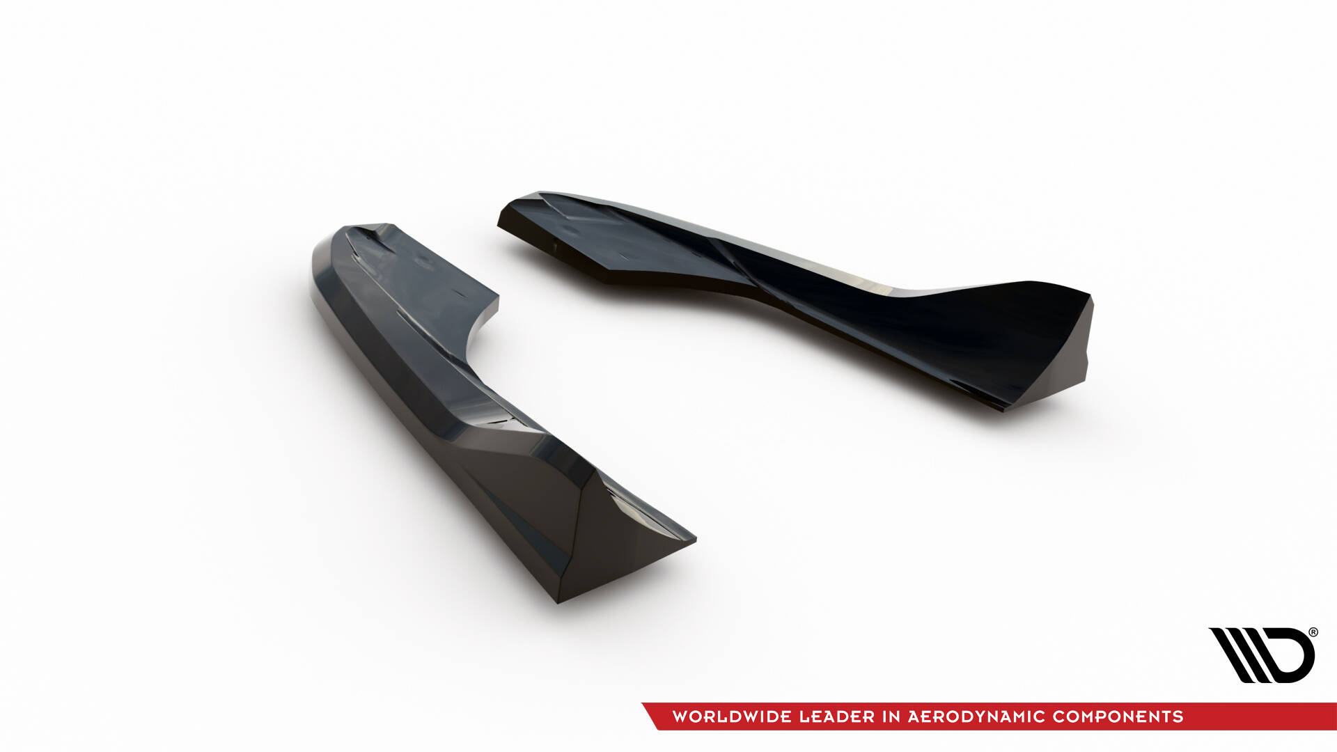 Maxton Heck Ansatz Flaps Diffusor V.3 für Audi RS3 Limousine 8V Facelift schwarz Hochglanz