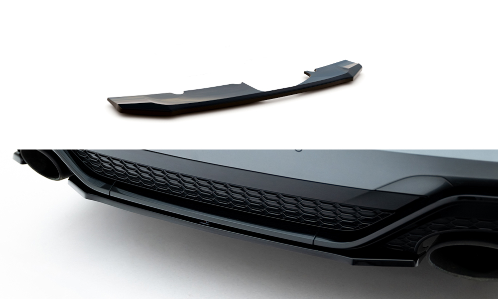 Maxton Heckansatz Audi RS6 C8 schwarz Hochglanz