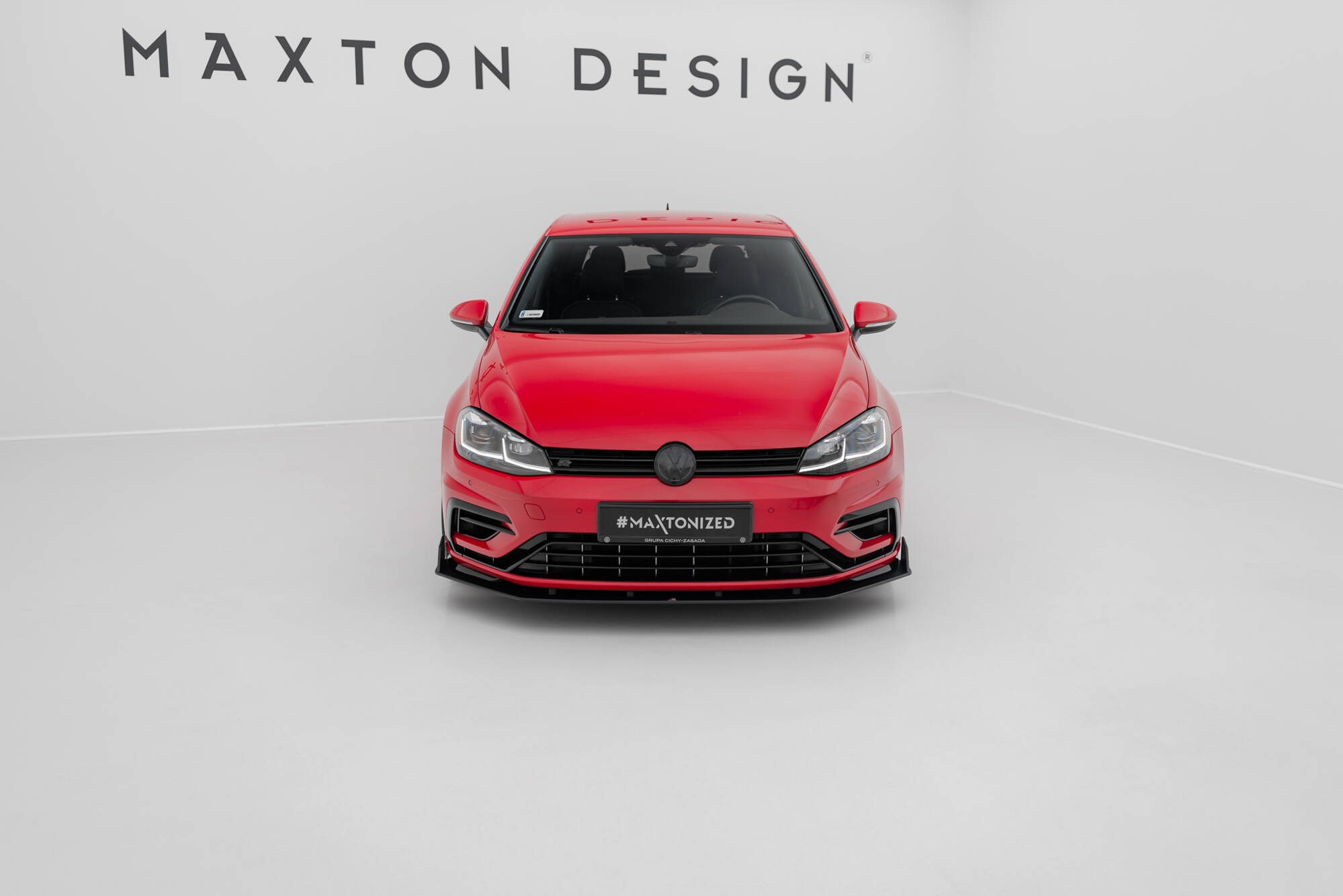 Maxton Street Pro Front Ansatz V.2 für VW Golf R / R-Line Mk7 Facelift