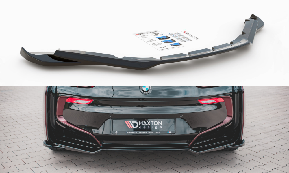 Maxton Heckansatz BMW i8 schwarz Hochglanz