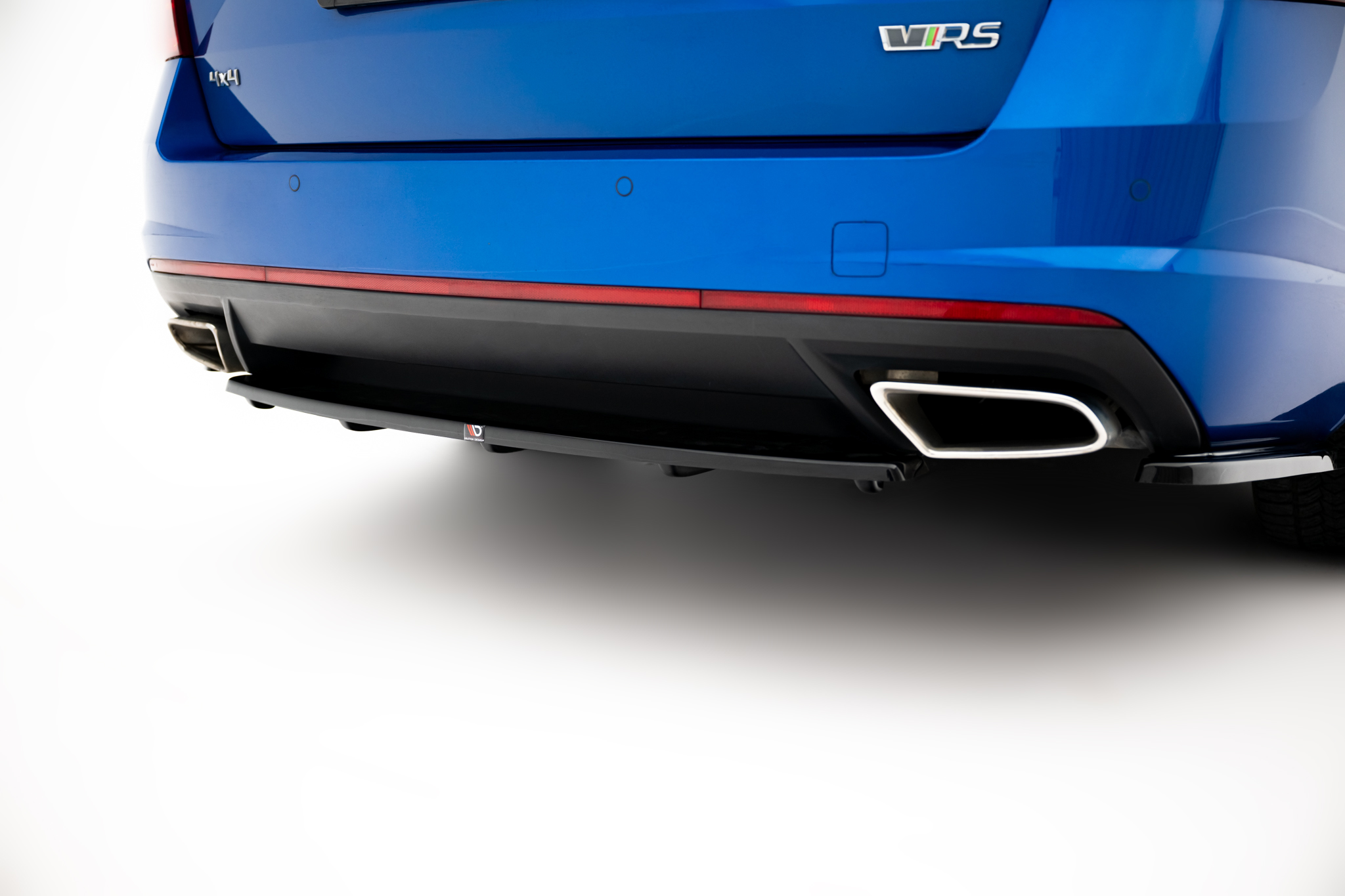 Maxton Heckansatz Skoda Octavia RS Mk3 / Mk3 FL Hatchback / Kombi schwarz Hochglanz