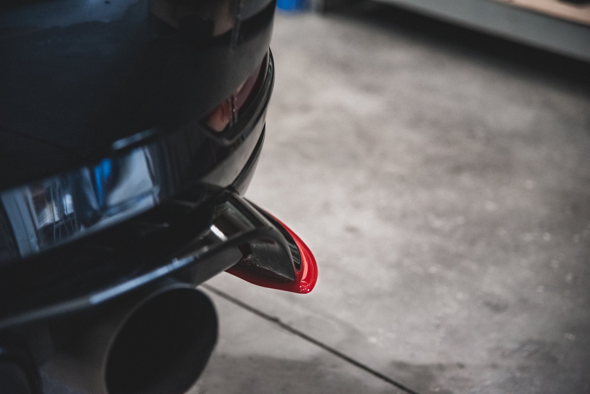 Maxton Heck Ansatz Flaps Diffusor passend für Golf 7 GTI TCR schwarz Hochglanz