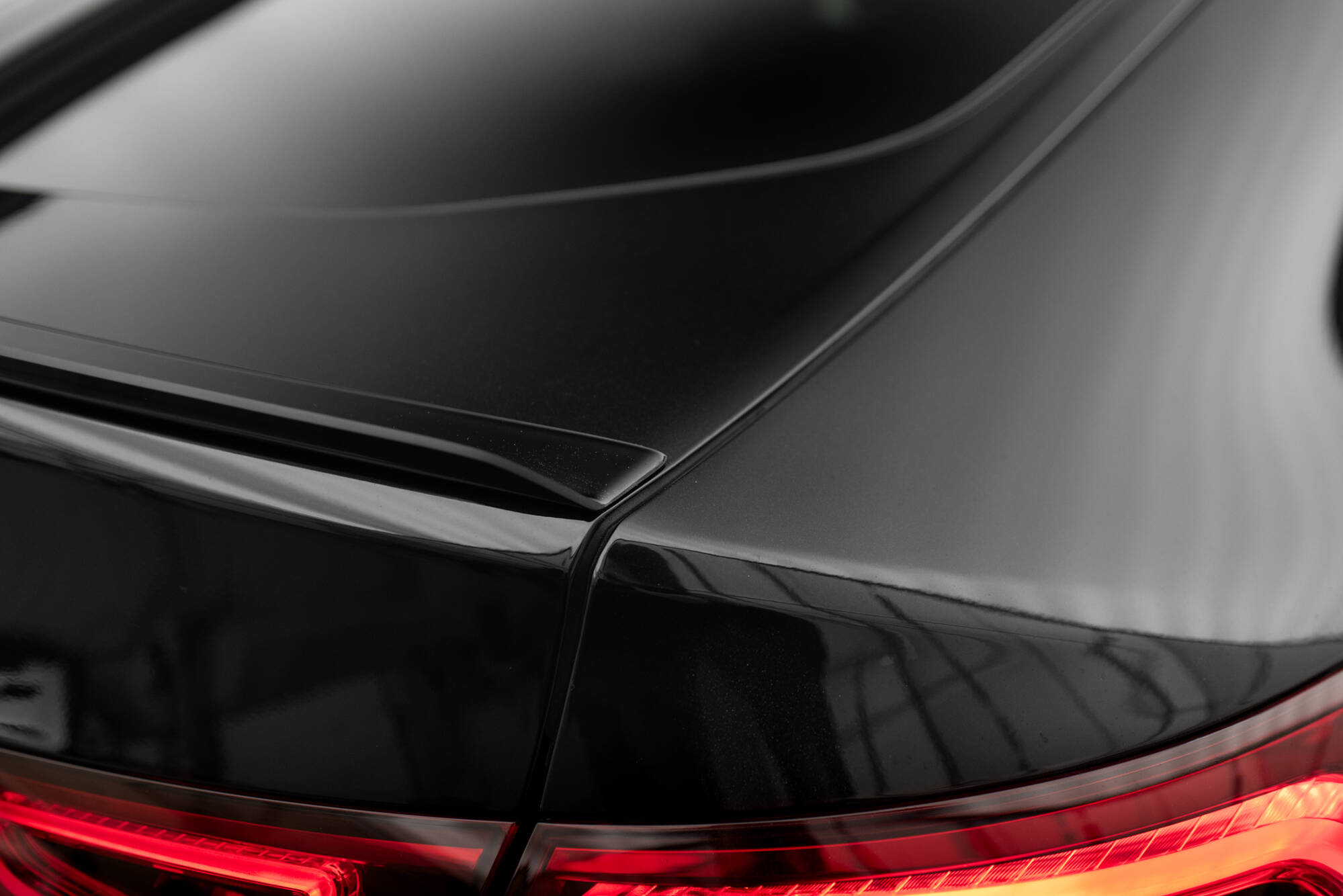 Maxton Spoiler CAP für Mercedes-Benz GLE Coupe AMG-Line C167 / C167 Facelift schwarz Hochglanz