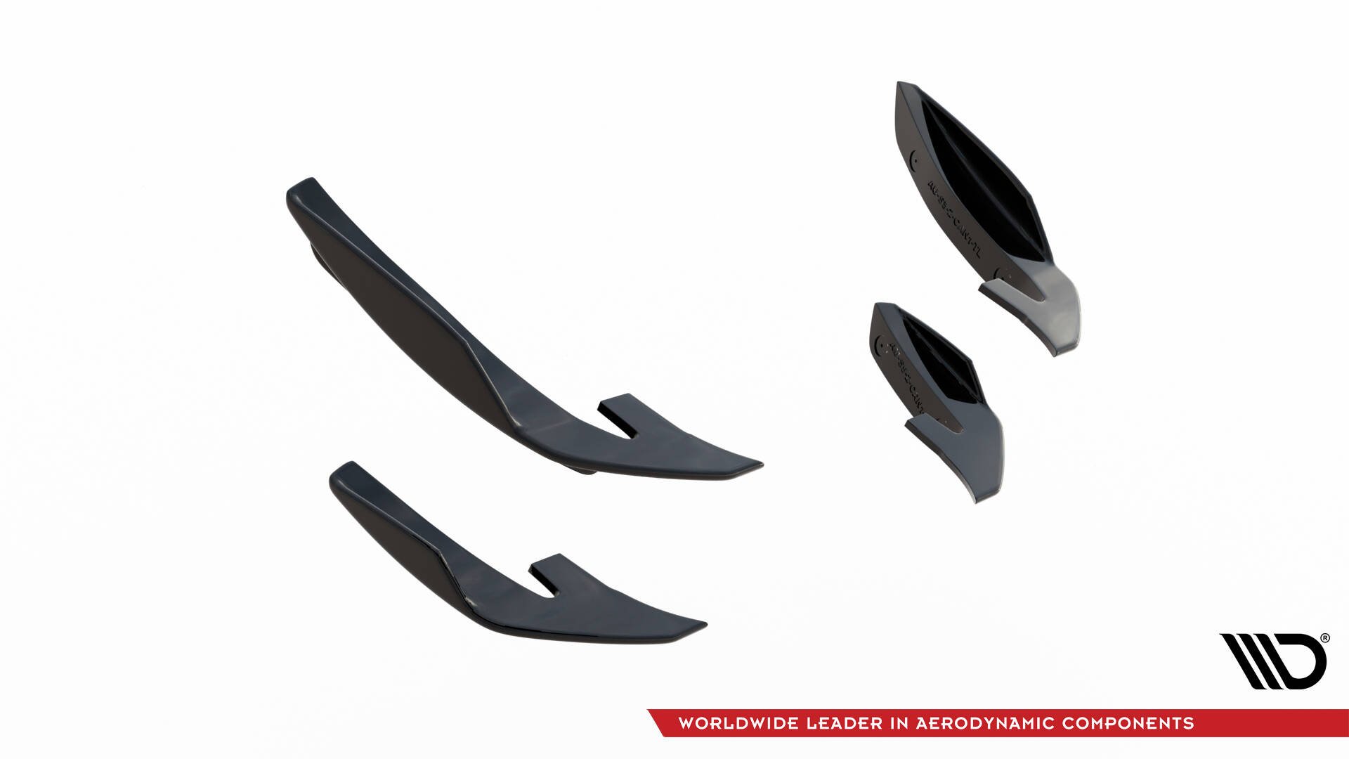 Maxton Stoßstangen Flaps Wings vorne Canards für Audi S5 / A5 S-Line Coupe / Sportback F5