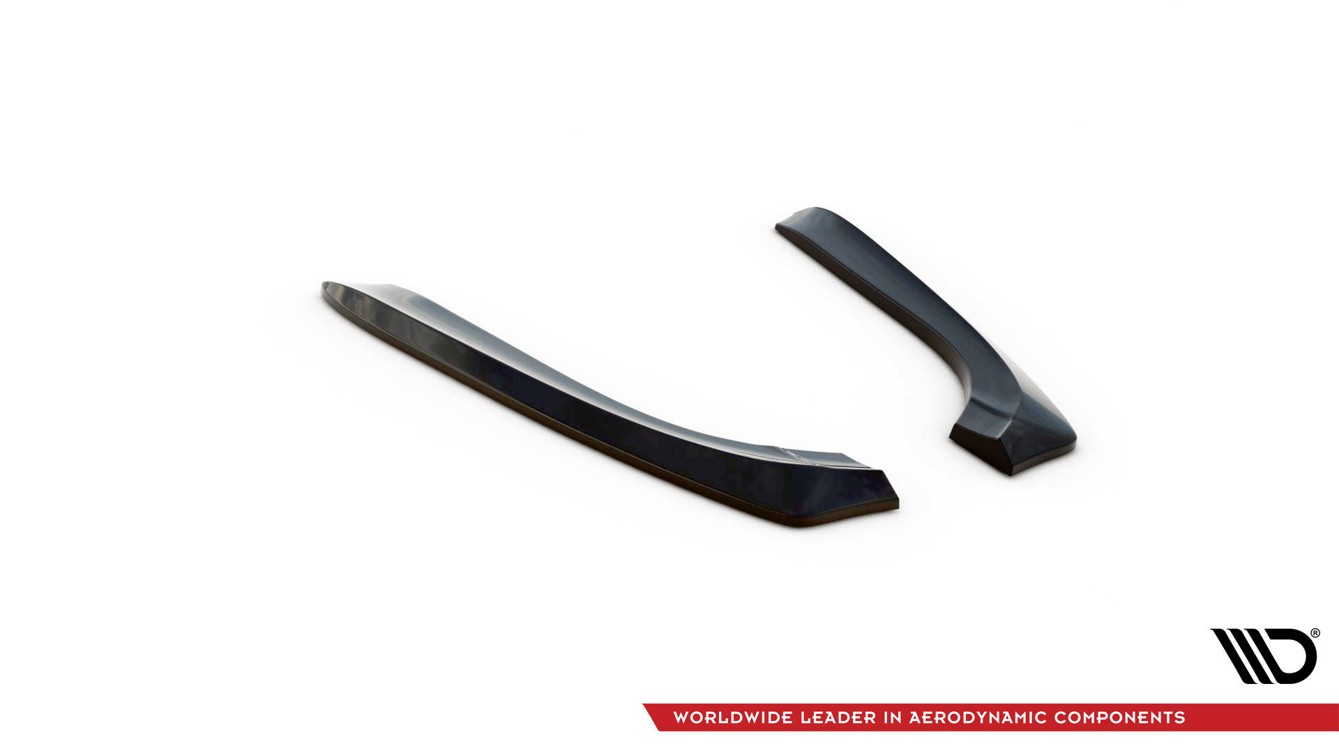 Maxton Heck Ansatz Flaps Diffusor für AUDI A4 B7 schwarz Hochglanz