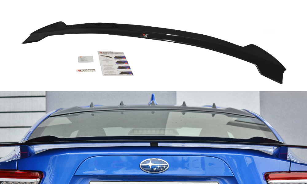 Maxton Spoiler CAP V.2 für SUBARU BRZ/ TOYOTA GT86 FACELIFT   Carbon Look
