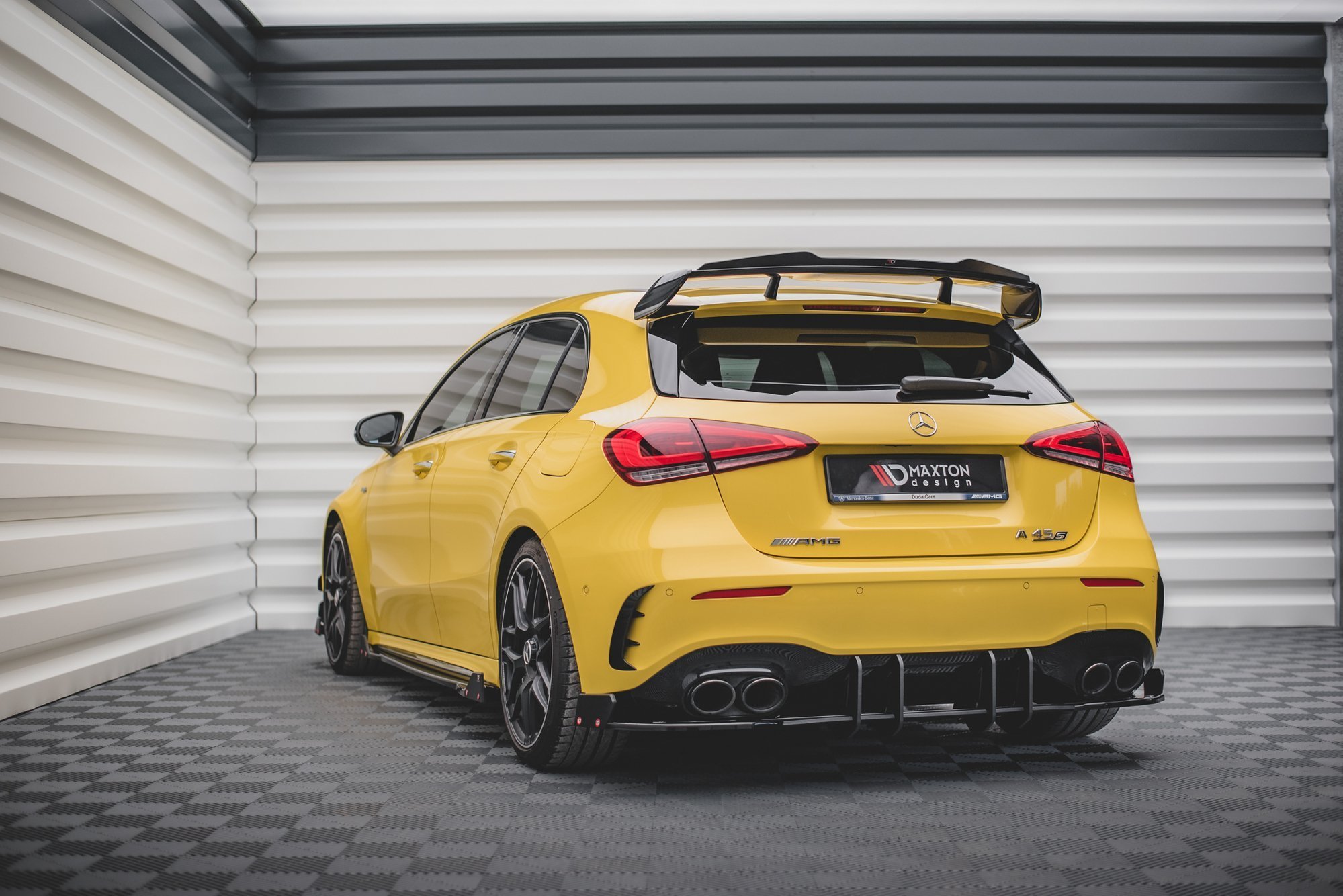 Maxton Street Pro Pro Heckschürze für Mercedes-AMG A45 S Aero Pack W177