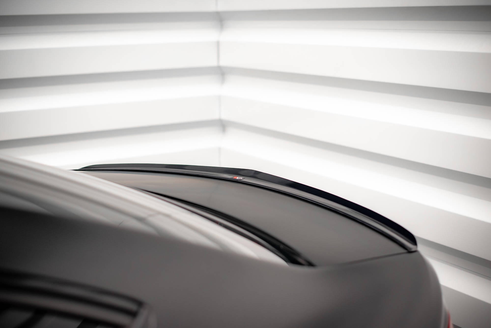 Maxton Spoiler CAP für Mercedes-Benz C Limousine W204 / C Coupe C204 schwarz Hochglanz
