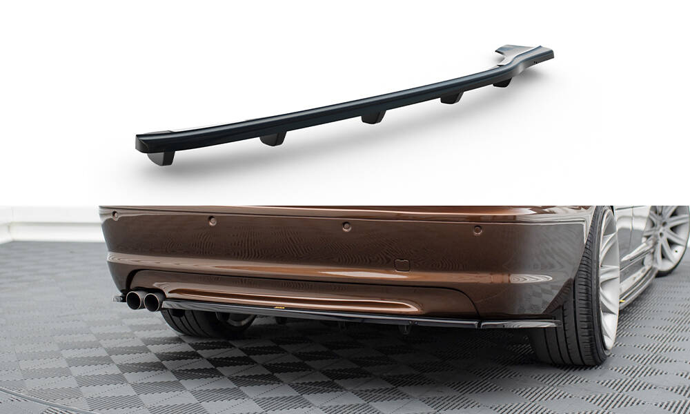 Maxton Heckansatz BMW 3er E46 M Paket COUPE DTM LOOK schwarz Hochglanz